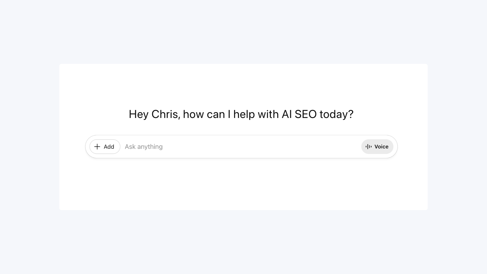 AI Search Coach visualization
